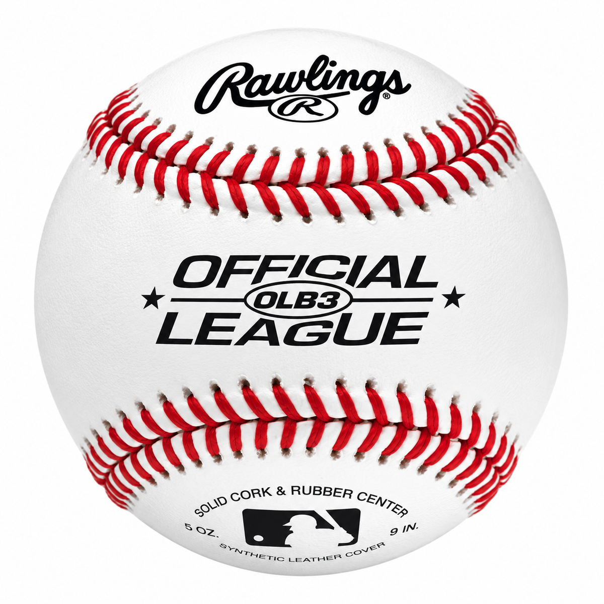 Rawlings OLB3 Official League Synthetic Cover Practice Ball