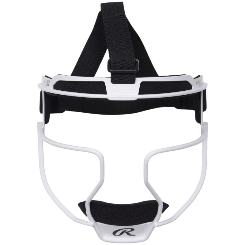 Rawlings RSBFMV Hi-Viz Fielder's Mask - Blanca