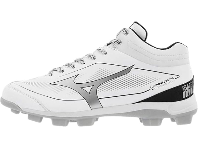 Mizuno Cushionrevo Diamond Mid TPU - White/Black