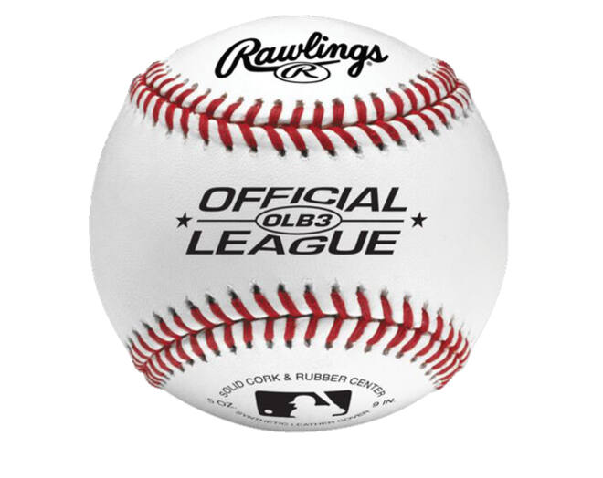 Rawlings OLB3 Official League Synthetic Cover Practice Ball