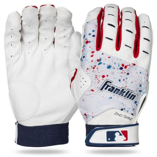 Franklin 2nd Skinz Drip White/Red/Blue - Youth