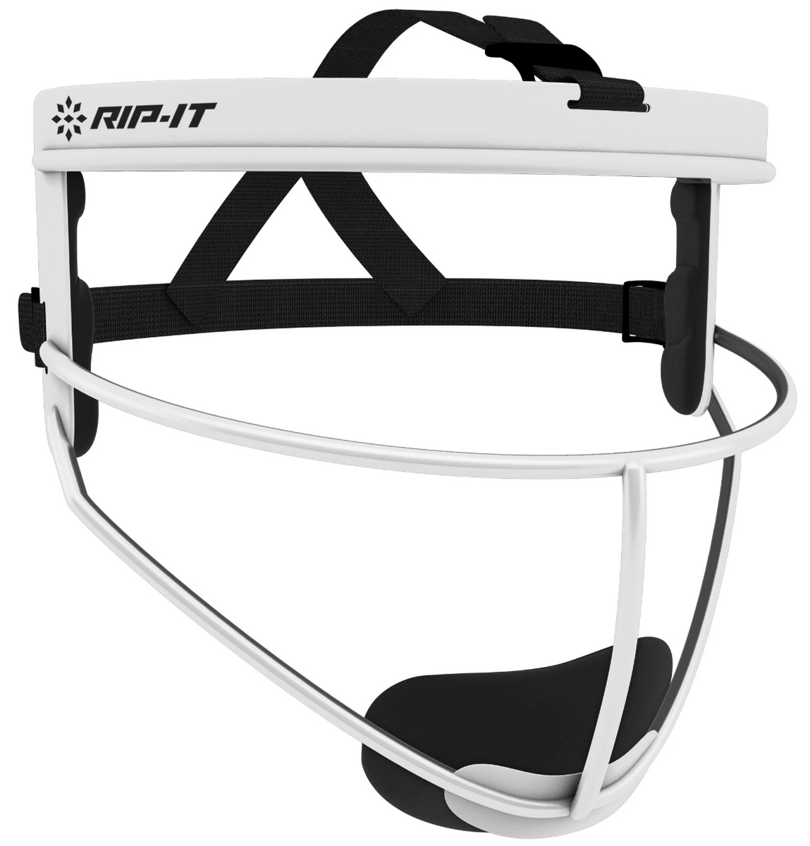 RIPIT Adult Original Defense Softball Fielder's Mask Pro Blanco