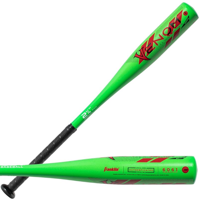 Franklin USA Venom 1000 Series Aluminum USA Baseball Tee Ball Bat Youth (-10)