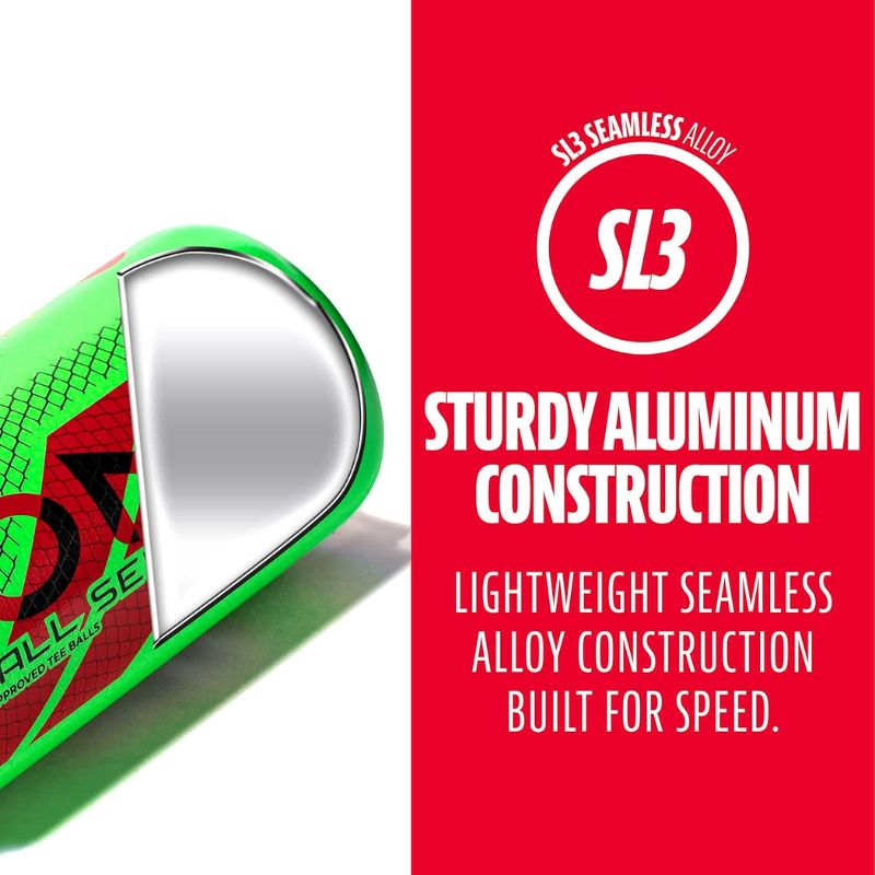 Franklin USA Venom 1000 Series Aluminum USA Baseball Tee Ball Bat Youth (-10)