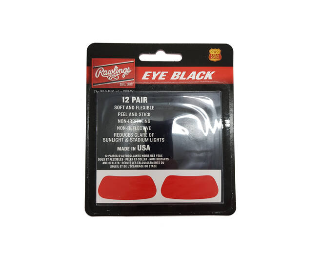 Rawlings Eye Black Stickers - Rojo