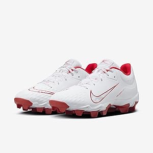 Nike Hyperdiamond 4 Keystone Kids - Blanco/Rojo