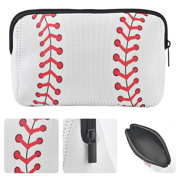 Bolso con cremallera de Beisbol