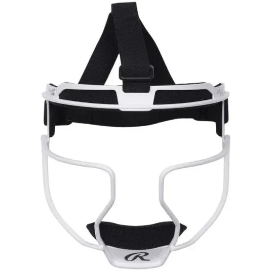 Rawlings RSBFMV Hi-Viz Fielder's Mask -  Blanca