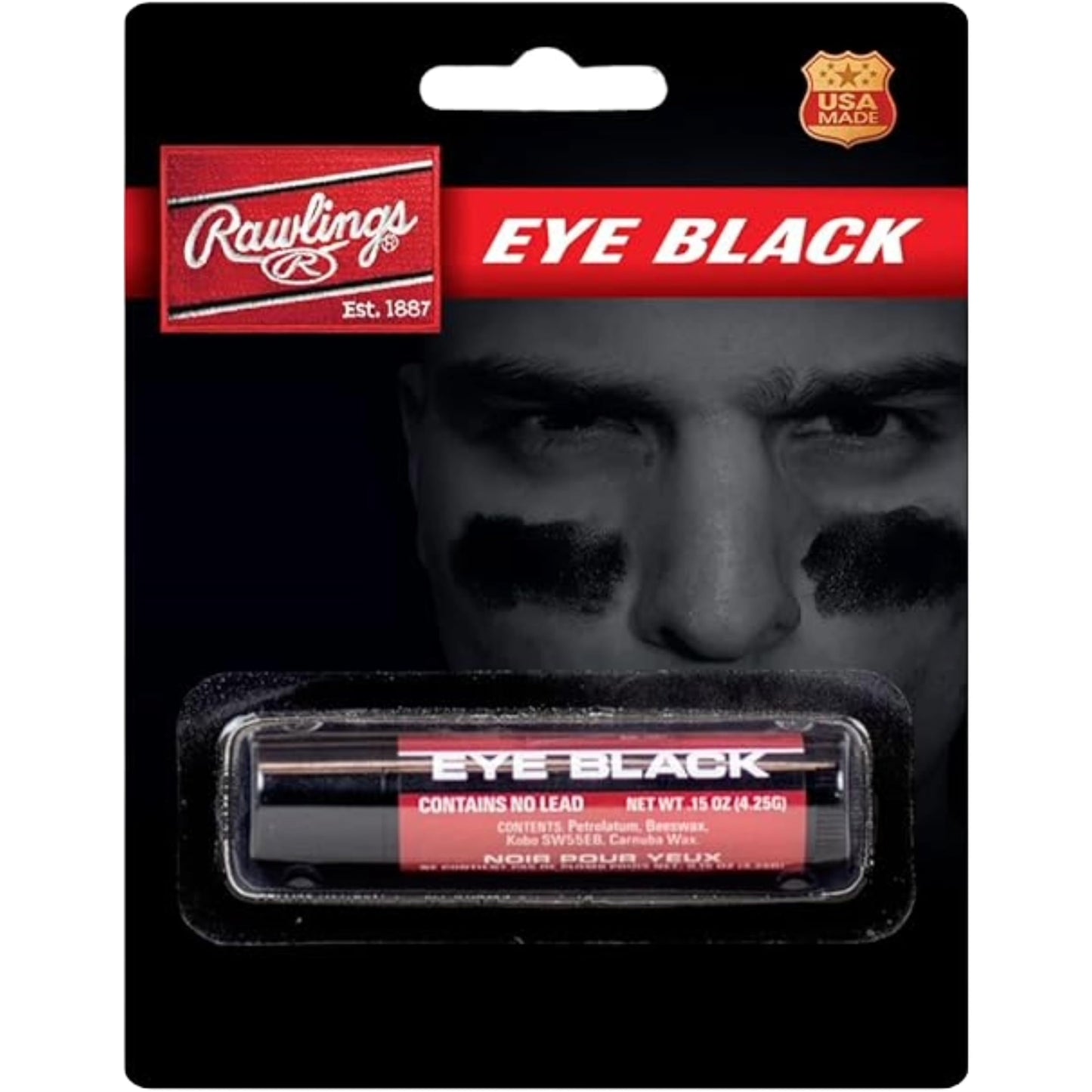 Rawlings Eye Black - Negro