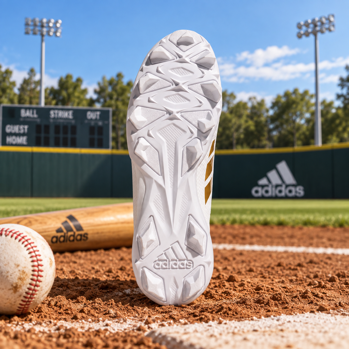 Adizero Impact 2. Moulded Rubber - Blanco
