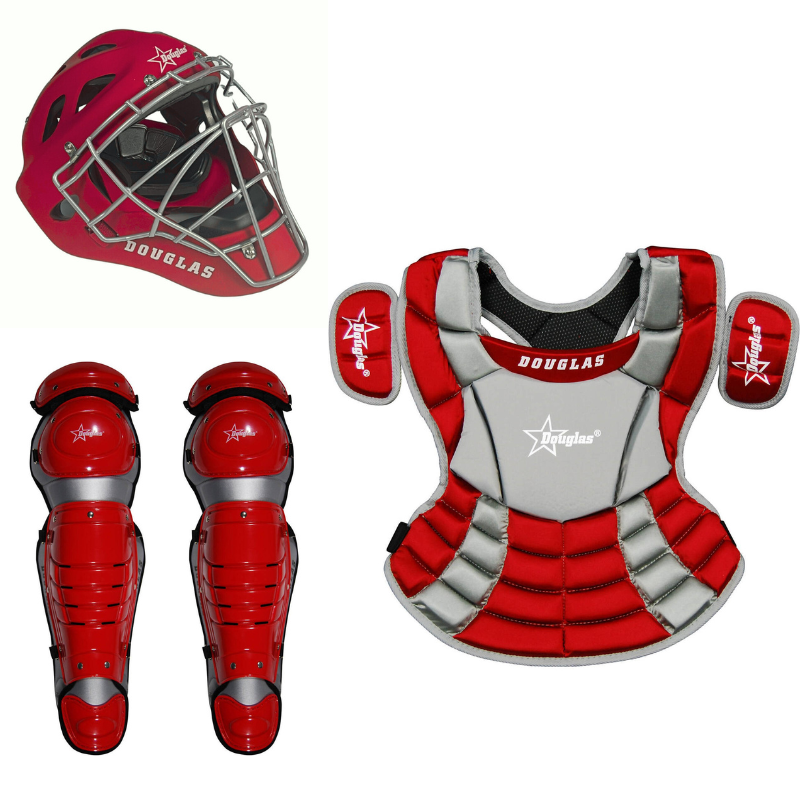 Set Completo Catcher Douglas - Rojo