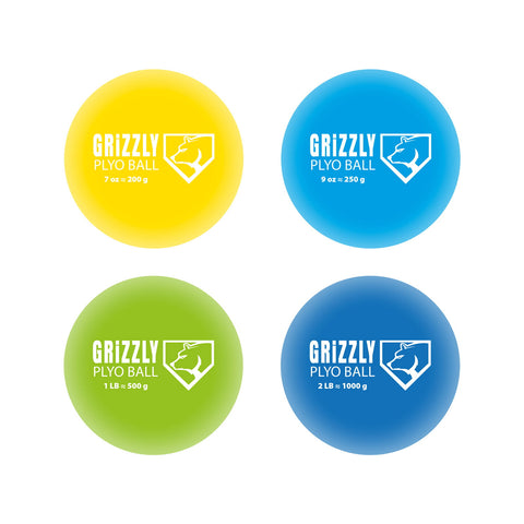Grizzly Plyo Ball Set (4 unidades)