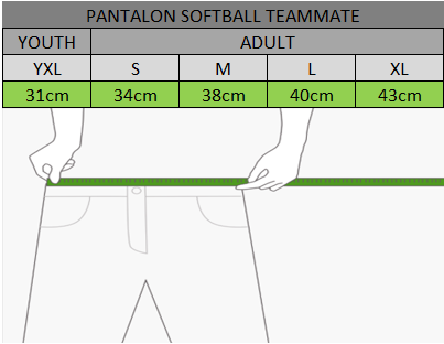 Pantalon Softball Teammate CGP04- Azul Navy