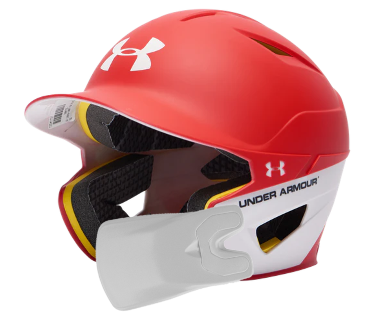 Under Armour Adult Solid UABH2-100 Jaw Guard- Rojo