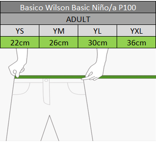 Pantalon Basico Wilson Basic Niño/a P100 - Blanco