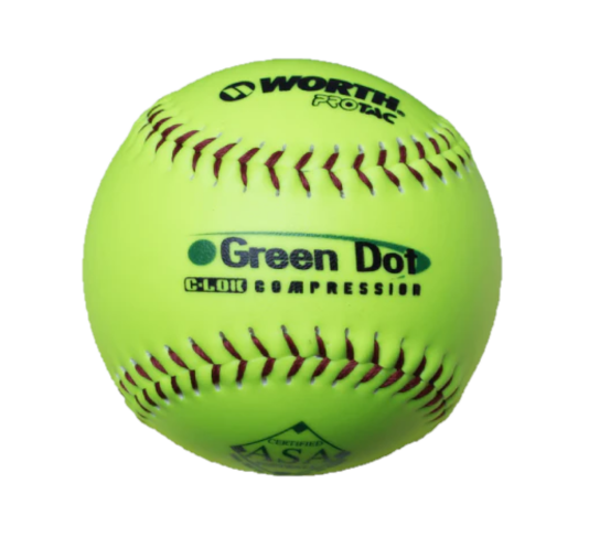 Worth AHD11SY 11" Pro Tac Hot Dot (52/300) Slowpitch ASA