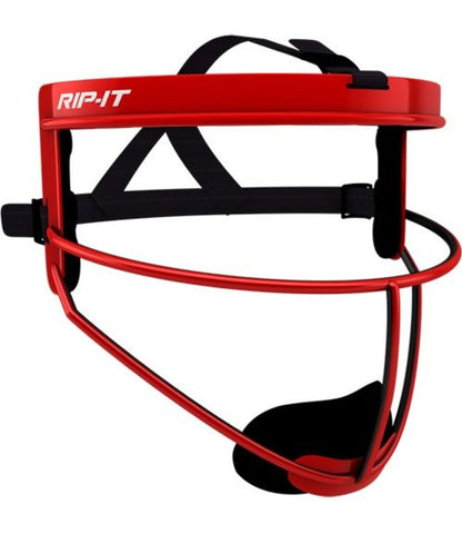 RIP-IT Adult Original Defense Softball Fielder's Mask Pro - Rojo
