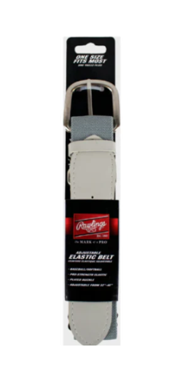 Cinturón Rawlings Baseball Adult - Gris