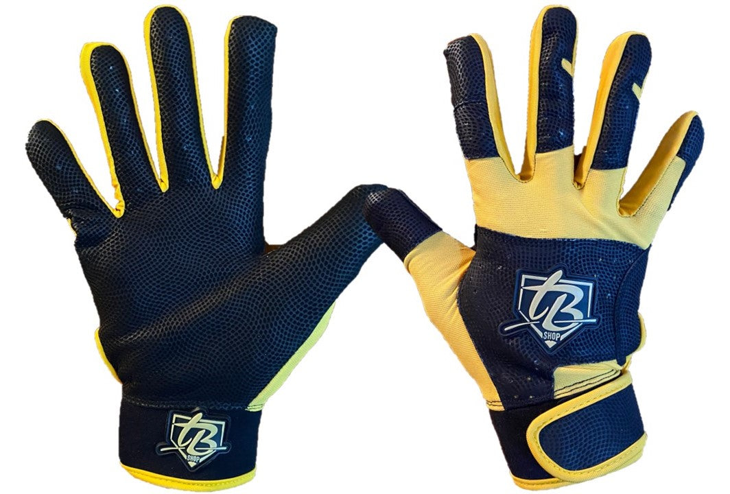 Guantillas Topbeisbol Skinfit Series - Negro/Amarillo