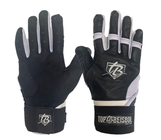 Guantillas TopBeisbol Powerstrap Series - Black/White