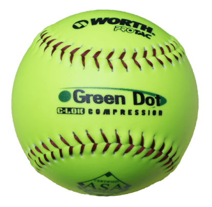 Worth AHD11SY 11" Pro Tac Hot Dot (52/300) Slowpitch ASA